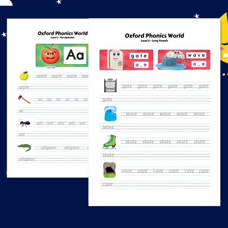 自然拼读描红本一年级儿童phonics英语启蒙单词幼儿园练习作业纸,文具电教/文化用品/商务用品,练字帖/练字板,淘宝优惠券,粉丝福利购,淘宝优惠卷