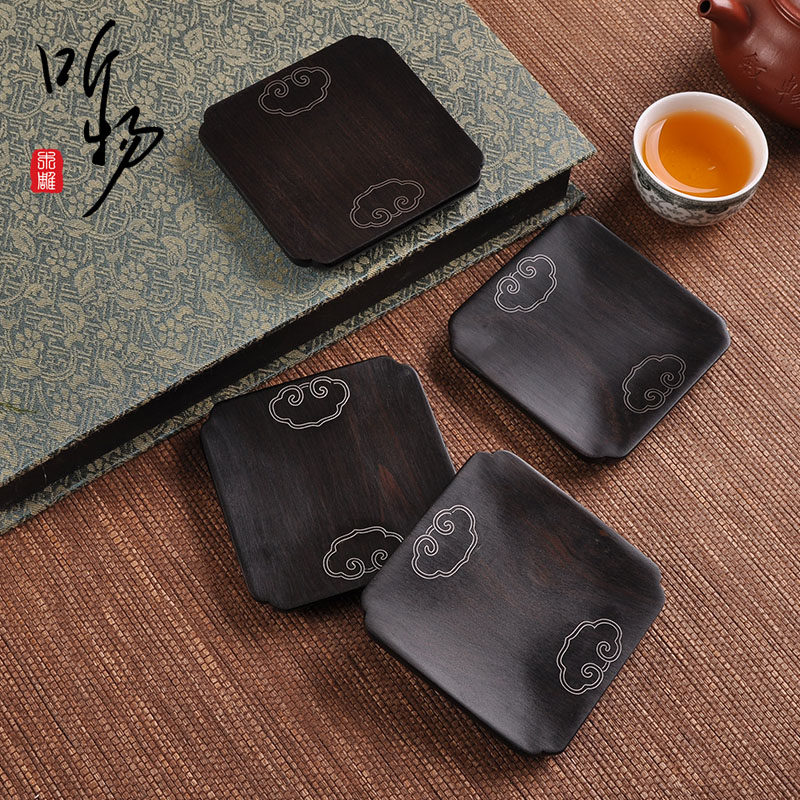 红木质杯垫摆件茶壶托茶杯底座实木托架茶艺茶具配件商务礼盒礼品,家居饰品,木雕,淘宝优惠券,粉丝福利购,淘宝优惠卷