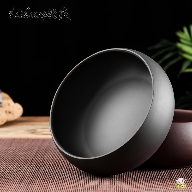 宜兴紫砂大号陶瓷小号水洗茶碗茶杯洗笔洗功夫茶具烟灰缸花盆中式