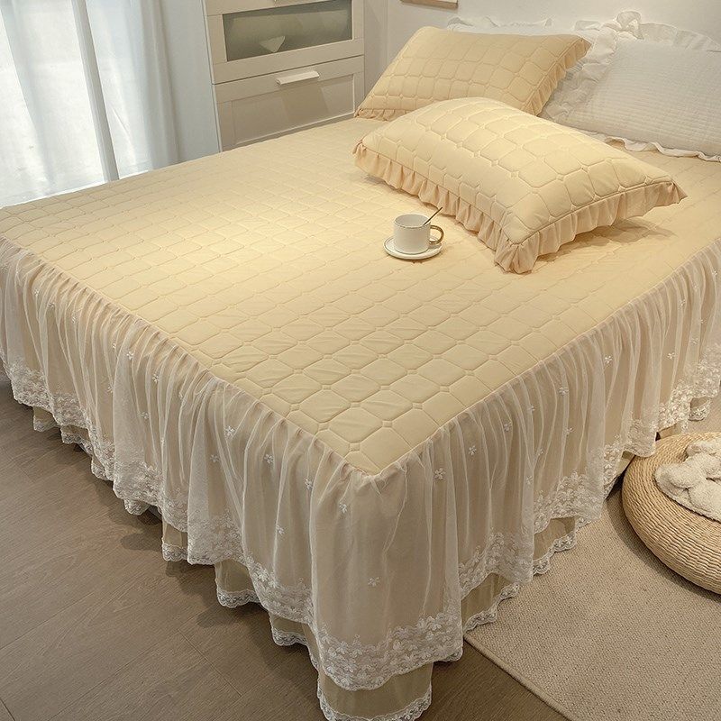 加厚乳胶凉席床裙款三件套可机洗冰丝软席子折叠空调席泰国橡胶席,床上用品,乳胶席,淘宝优惠券,粉丝福利购,淘宝优惠卷