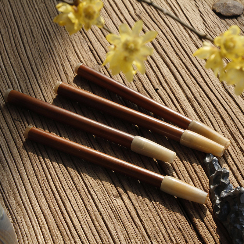 收藏级小楷笔【唐器】古法唐笔 鸡距笔古法蒜头笔 抄经笔小楷毛笔