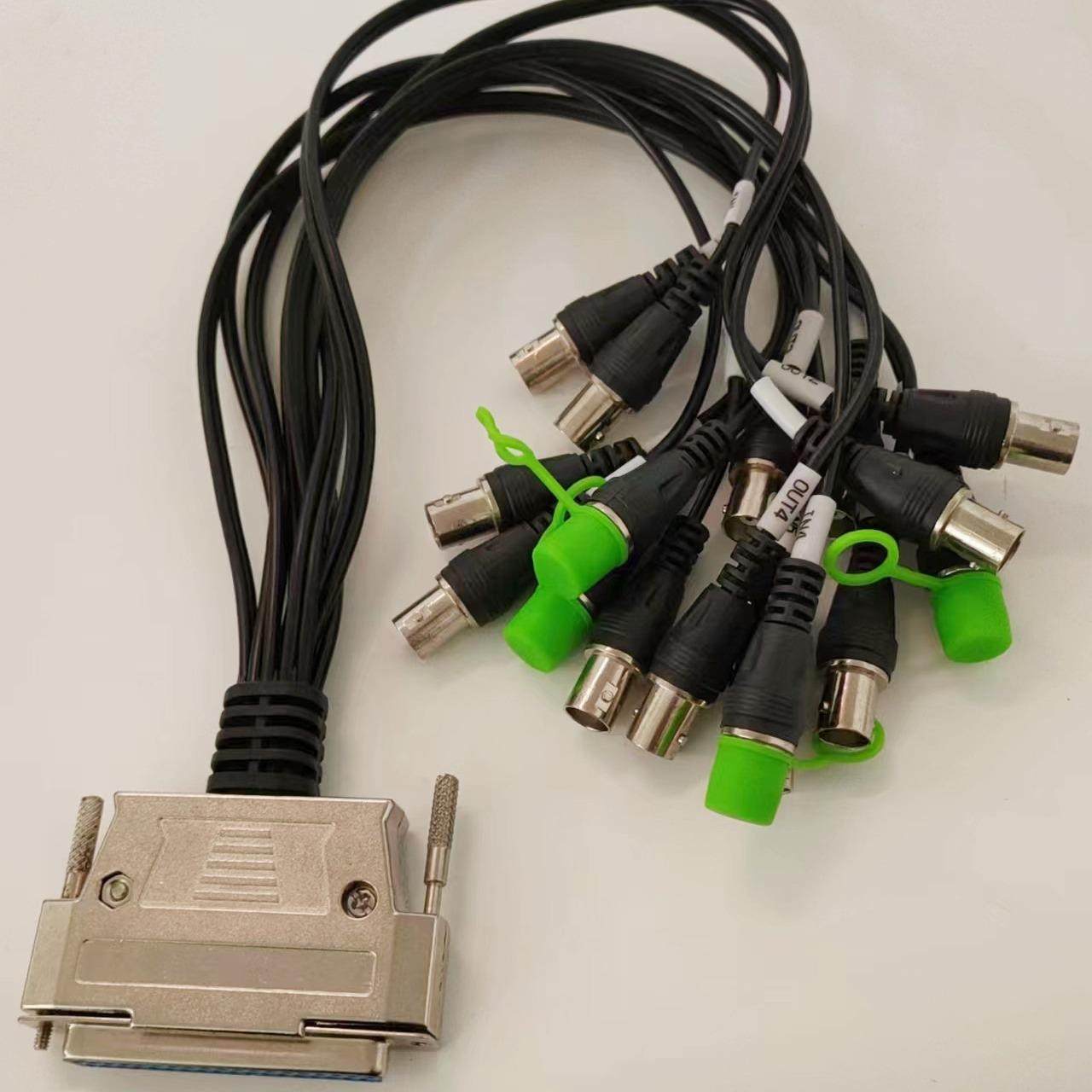 DB37母转16个BNC监控线 安防监控配线