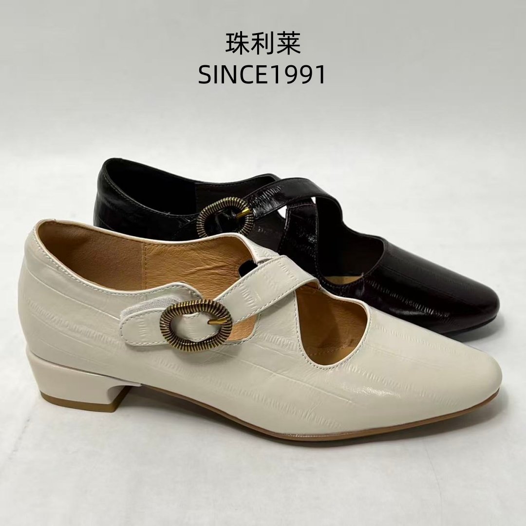 珠利莱2026春新款交叉扣带玛丽珍鞋女复古低跟浅口舒适单鞋芭蕾风,女鞋,玛丽珍鞋,淘宝优惠券,粉丝福利购,淘宝优惠卷