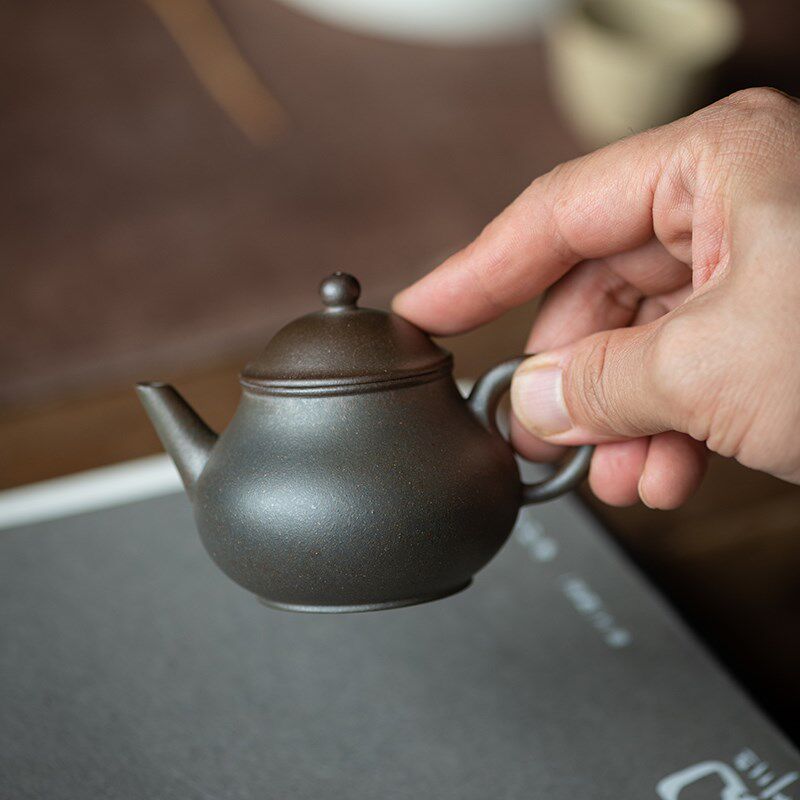 宜兴 手工紫砂壶 原矿紫砂泥 真柴烧 个性茶具 功夫茶 岩茶茶器