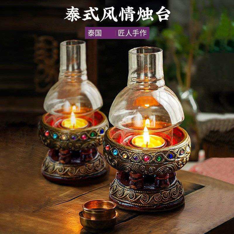 泰国实木蜡烛台风灯走马灯复古浪漫烛光晚餐户外防风烛台餐桌摆件,鲜花速递/花卉仿真/绿植园艺,割草机/草坪机,淘宝优惠券,粉丝福利购,淘宝优惠卷