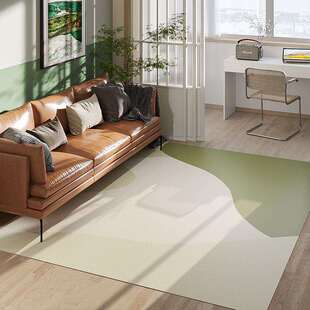 绿色小清新可擦免洗皮革地毯家用客厅卧室满铺防滑pvc可裁剪地毯