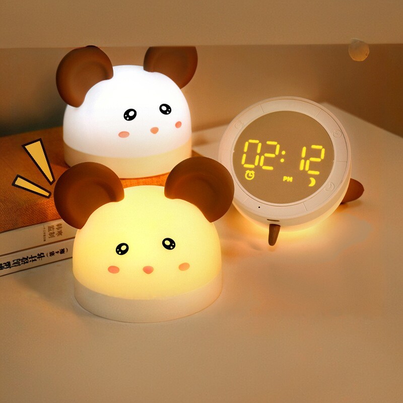 天才郎可视化闹钟多功能儿童睡眠训练创意唤醒闹钟倒计时器带夜灯