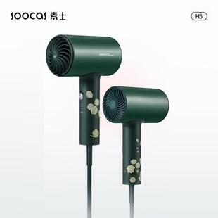 素士SOOCAS 电吹风机家用大功率大风力负离子护发吹风筒 H5白玫瑰