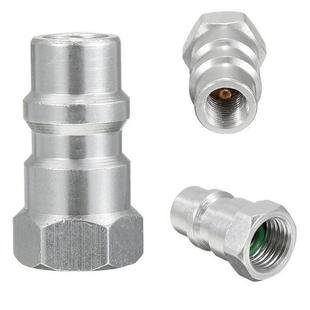 R12R22R502螺纹1 4SAE接口换转成R134A快速接头接口转换接头