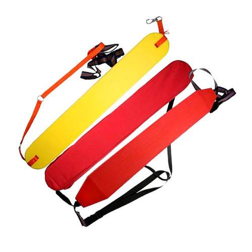 智拓防汛抗洪救生棒单双人水上浮力条红黄色单人海上救援浮标