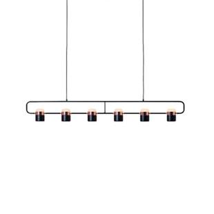 台湾设计师吊灯现代简约LED吧台灯北欧卧室床头吊灯餐厅金属吊灯