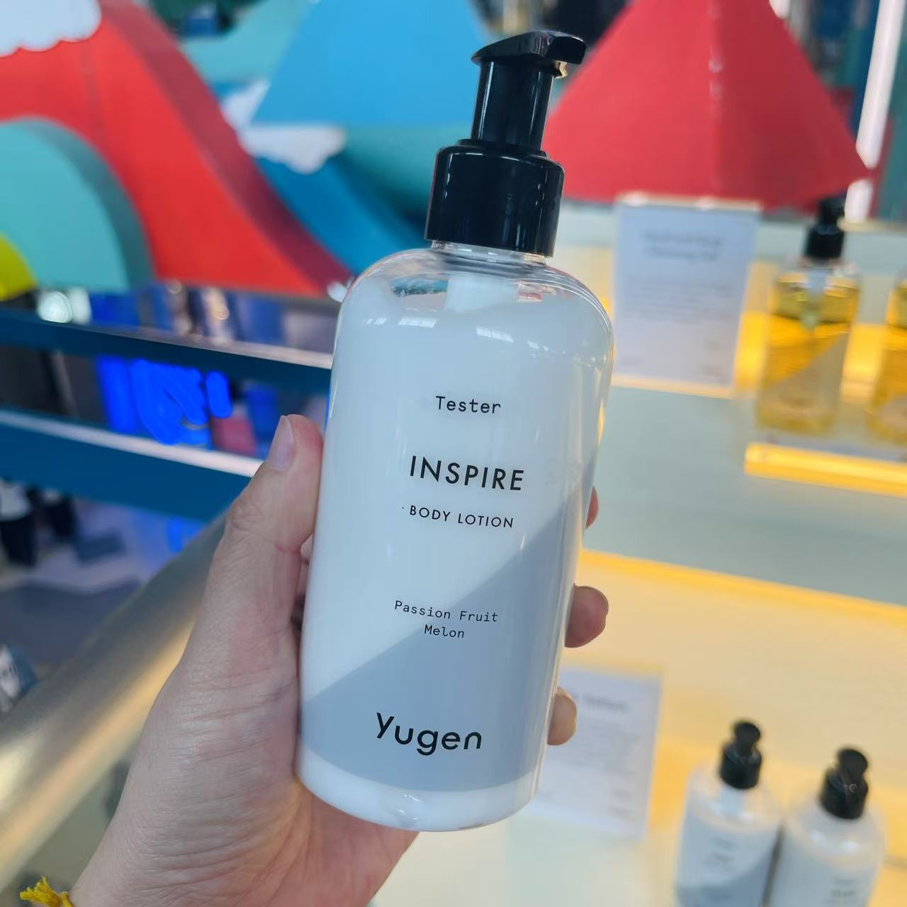 保税 泰国yugen精油身体乳沐浴露保湿滋润inspire百香果哈密瓜