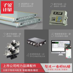 60吨电子汽车衡60t地磅工厂砂石场工地货场称重用电子地磅汽车衡