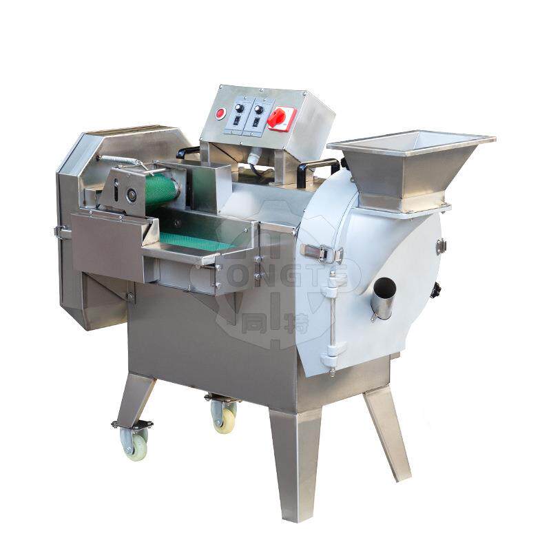 自动蔬菜切丝切丁机多功能土豆切片机不锈钢电动双头切菜机器商用