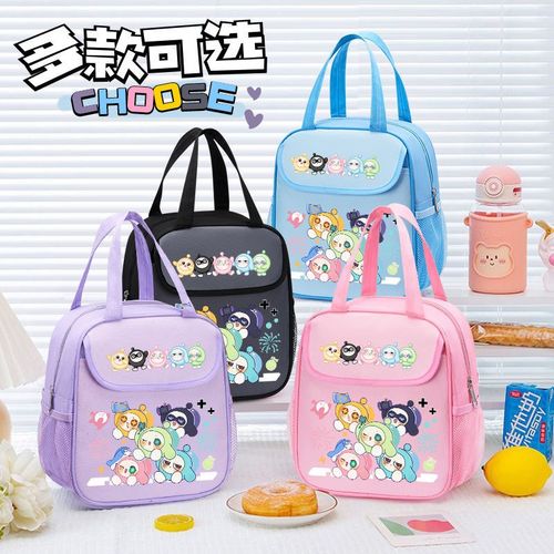 蛋仔派对五小只便当包儿童学生手提饭盒袋大容量手拎加厚保温袋子