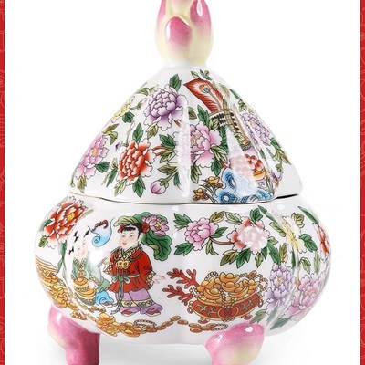 李师傅2024龙年吉祥物西南位富甲天下大花神居明摆件九紫贵人饰品