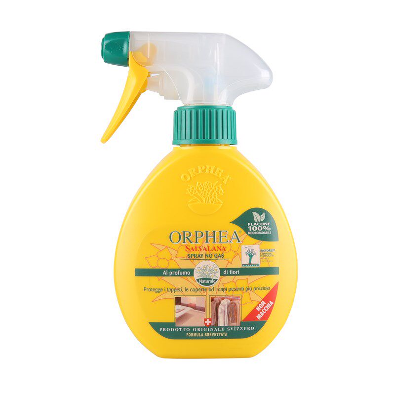 意大利进口ORPHEA天然清香大衣皮草地毯防虫防蛀除蟎喷雾,150ML