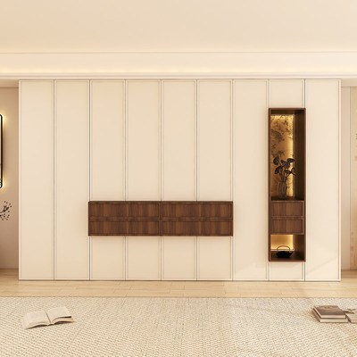 定制宋代美学衣柜家用卧室2025新款爆款实木中古风衣帽间柜衣橱柜