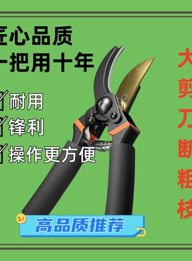 特快德国SK5强力园艺剪不锈钢省力修剪枝果树粗枝剪树枝专用剪子