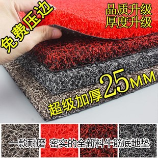 酒店大门口迎宾巨厚27MM进门地垫门垫家用入户门门口地毯可裁剪