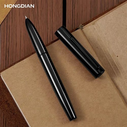 弘典C1特细暗尖钢笔男女士学生办公用高档包尖练字书法笔