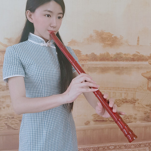 楚吟 梦兮南箫短箫黄檀九节箫老红木箫黑檀箫黄檀小叶紫檀精品萧