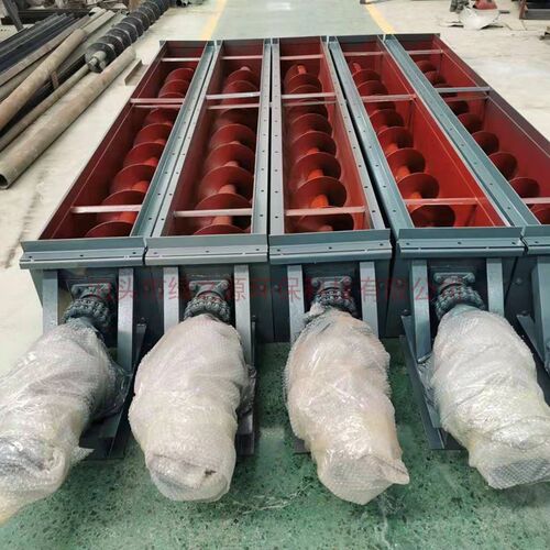 U型螺旋输送机管式绞龙上料机无轴不锈钢绞龙污泥输送机