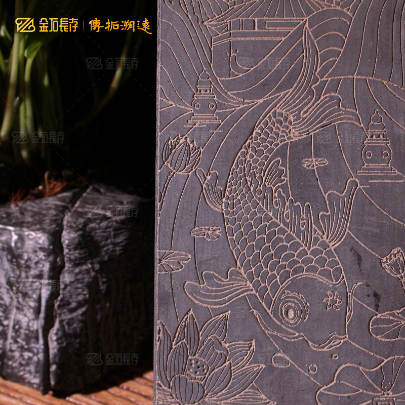 连年有余拓版年年有余莲年有余连年有鱼中式家居饰品装饰摆件年画