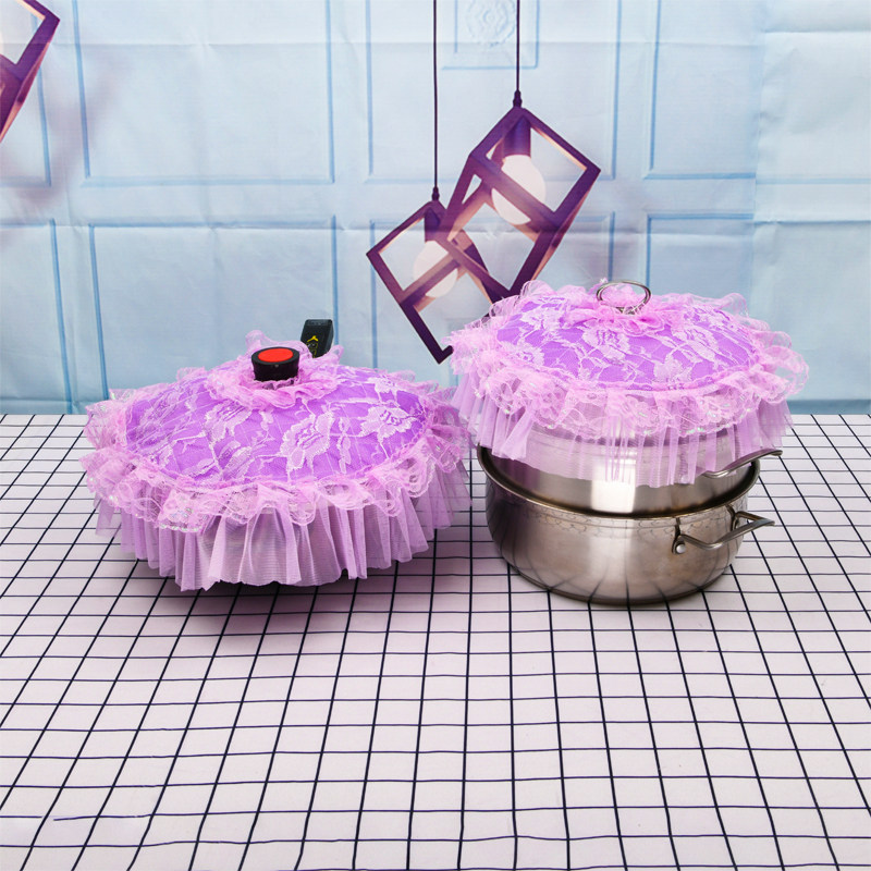 蕾丝紫色欧式大勺盖巾炒勺防尘罩粉色布艺盖布蒸锅防尘套定制白色,居家布艺,万能盖巾,淘宝优惠券,粉丝福利购,淘宝优惠卷