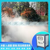雾森系统高压造雾机人造雾园林景观造雾高压雾化工厂养殖降温除尘