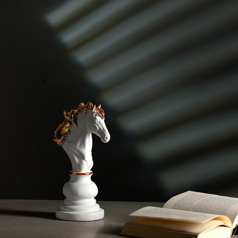 欧式家居酒店客厅创意国际象棋摆件工艺电视柜办公室书房桌面摆饰