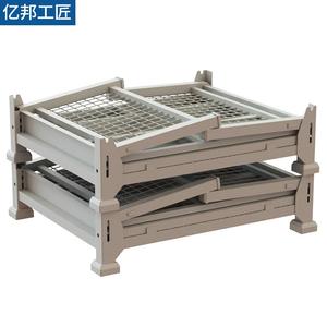 网格料箱折叠金属箱钢板箱金属周转箱物流汽配专业网格料箱