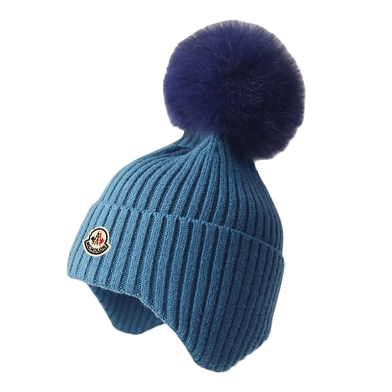 【全球轻奢】蒙口钢琴童护耳保暖雷锋帽冬季男女儿童针织毛线帽子