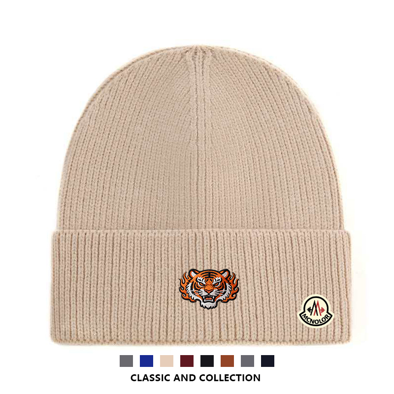 【全球轻奢】蒙口钢琴时尚百搭针织帽男女保暖虎年限定毛线护耳帽