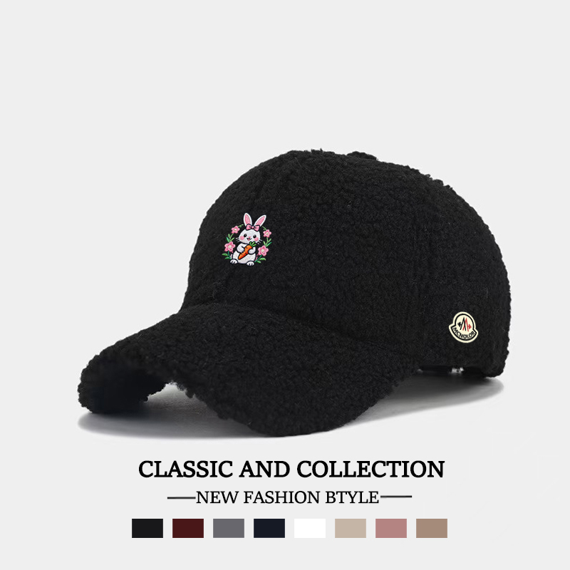 【全球轻奢】蒙口钢琴兔年限定棒球帽男女款鸭舌帽百搭保暖显脸小