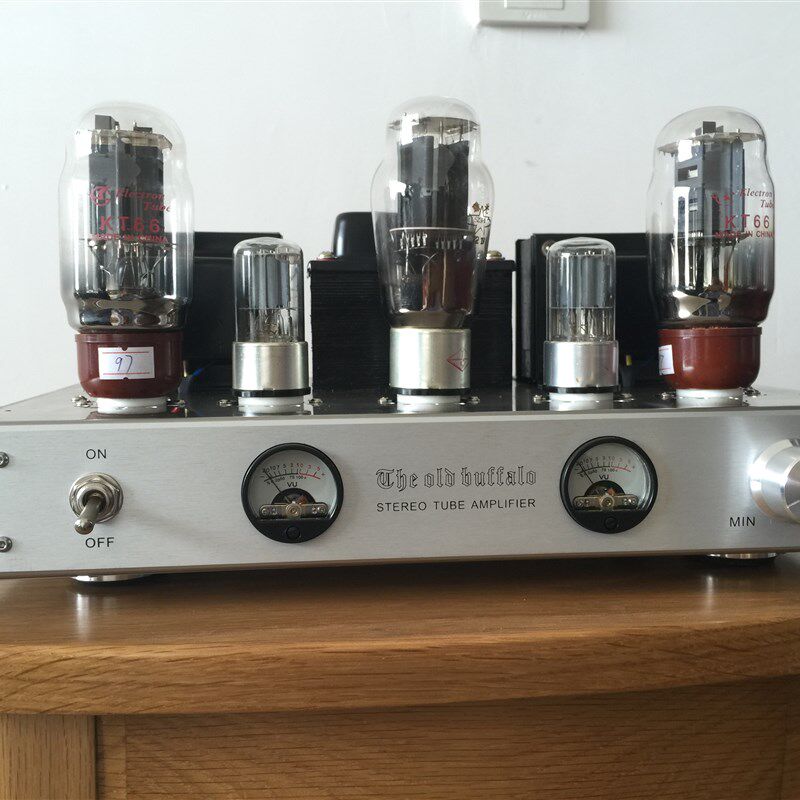 老水牛精品KT66 发烧hifi胆机 电子管功放机!纯手工搭棚