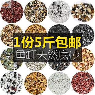 鱼缸沙底砂雨淋沙水晶石鱼缸鱼缸低沙石头净水雨林沙南美热带造景