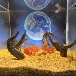 冬官手作 鱼缸造景摆件装饰品 水怪触手八爪鱼 章鱼爪子恶魔