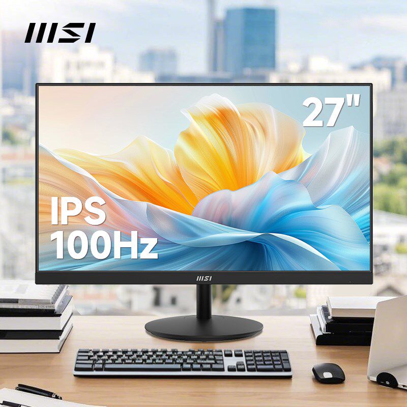 微星27英寸100HZ台式电脑屏幕液晶显示器MP271A外接笔记本1080P屏