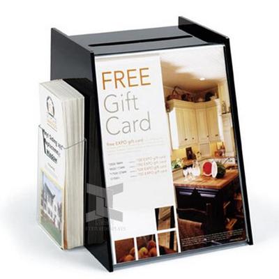 刚朵拉亚克力捐款箱信箱意见箱选举箱带锁箱放台面箱募集建议箱