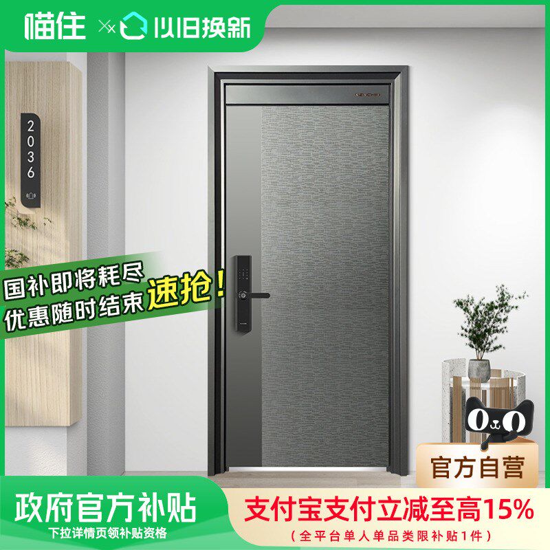 【补贴15%】WL王力安全防盗门入户门进户门家用子母门大门NC9516