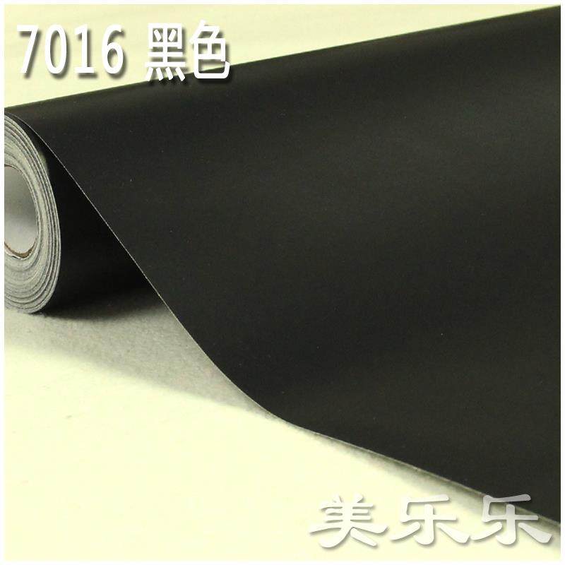 防水PVC自粘墙纸壁纸 加厚即时贴广告刻字纸衣柜翻新纯色磨砂黑色,家居饰品,软装墙贴,淘宝优惠券,粉丝福利购,淘宝优惠卷