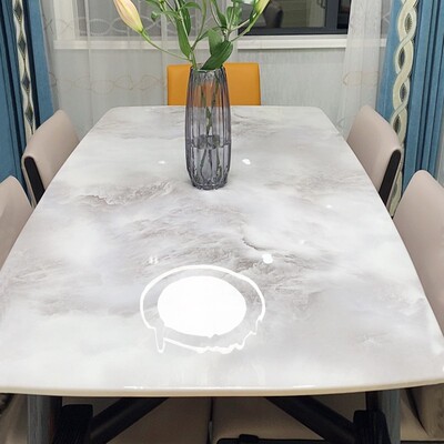 大理石桌子贴膜耐高温餐桌岩板家具保护膜石英石桌面贴纸透明防烫