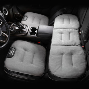 冬季汽车坐垫防滑四季通用三件套座椅垫无靠背车用后排座垫座椅套