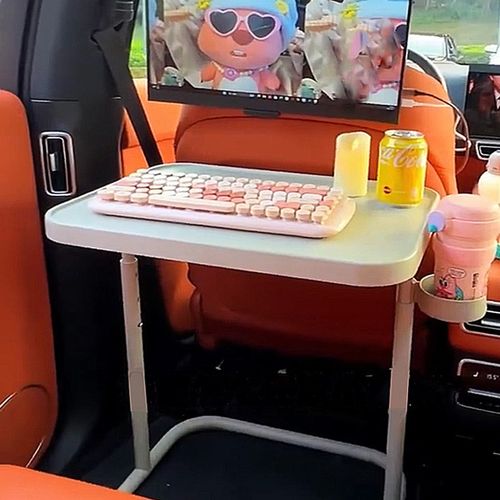 车载后排小桌板吃饭便携式写作业后座多功能办公电脑笔记本车用餐