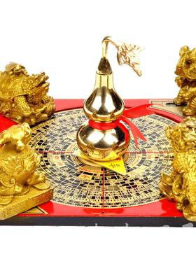 葫芦龙龟金蟾貔貅罗盘麒麟黄铜貔貅摆件