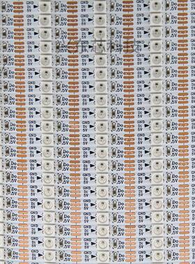 led柔性灯带4MM 3535min窄板i灯带5V 60灯SK6812内置幻彩全彩灯条