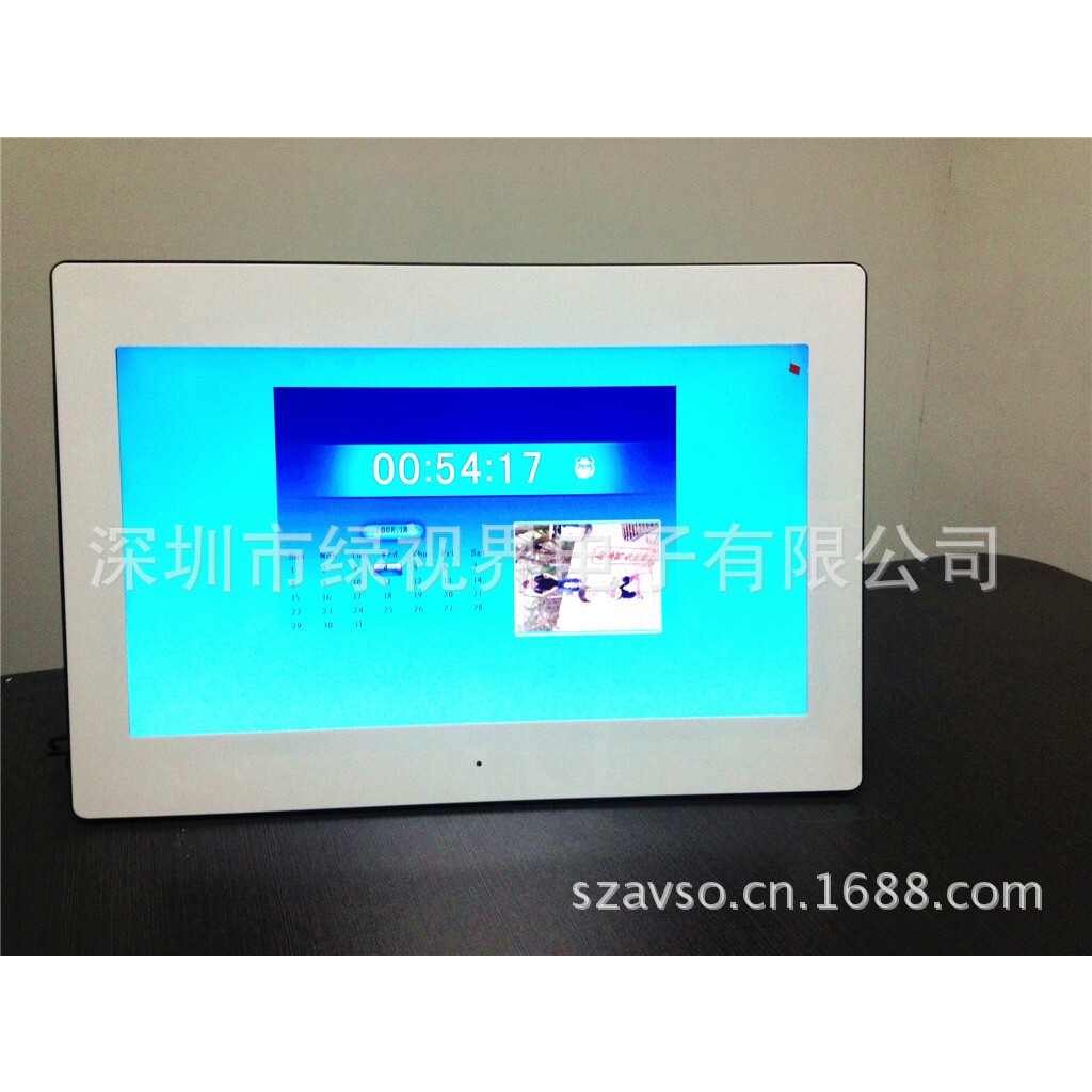 【绿视界多媒体播放器】高清19寸视频广告机 量大价优 终身维护