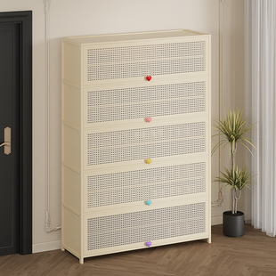家用门口鞋架多层入户门外走廊过道鞋柜阳台一体靠墙新款2024爆款