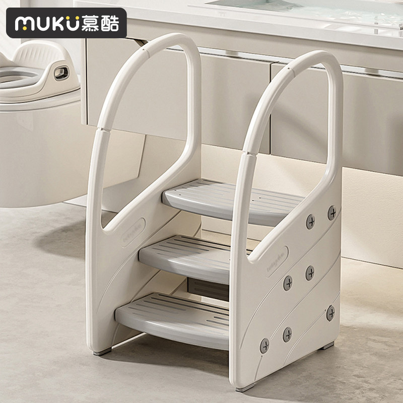 慕酷宝宝洗手台阶凳儿童垫脚凳婴幼儿洗脸楼梯洗漱台踩凳脚踏增高,住宅家具,玩具椅/踩脚凳,淘宝优惠券,粉丝福利购,淘宝优惠卷